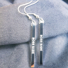 Load image into Gallery viewer, BOSS BABE - Bar Earrings - Fierce One