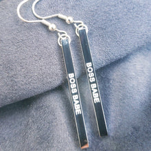 Load image into Gallery viewer, BOSS BABE - Bar Earrings - Fierce One