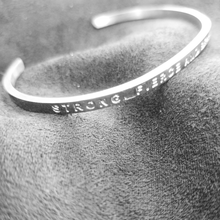 Load image into Gallery viewer, STRONG FIERCE AND BRAVE AS FUCK - Bangle - Fierce One