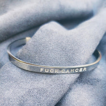 Load image into Gallery viewer, F$#K CANCER - Bangle - Fierce One