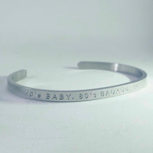 Load image into Gallery viewer, 70&#39;s BABY, 80&#39;s BADASS, 90&#39;s SURVIVOR - Bangle - Limited edition Colab with Kat Taylor
