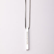 Load image into Gallery viewer, BRAVE AS F@#K - Bar Pendant - Fierce One 
