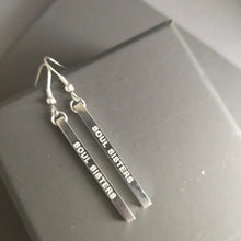 Load image into Gallery viewer, SOUL SISTERS - Bar Earrings - Fierce One 
