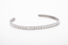 Load image into Gallery viewer, STRONG FIERCE AND BRAVE AS F$#K - Bangle - Fierce One 

