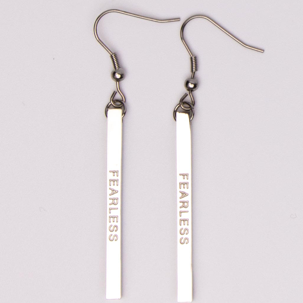 FEARLESS - Bar Earrings - Fierce One 
