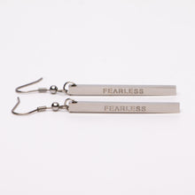 Load image into Gallery viewer, FEARLESS - Bar Earrings - Fierce One 
