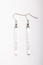 Load image into Gallery viewer, I CAN DO ANYTHING - Bar Earrings - Fierce One 
