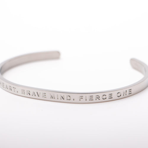 KIND HEART, BRAVE MIND, FIERCE ONE - Bangle - Fierce One 