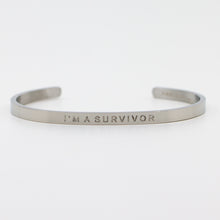Load image into Gallery viewer, I&#39;M A SURVIVOR - Bangle

