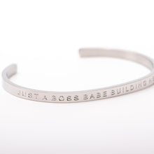 Load image into Gallery viewer, JUST A BOSS BABE BUILDING HER EMPIRE - Bangle - Fierce One 

