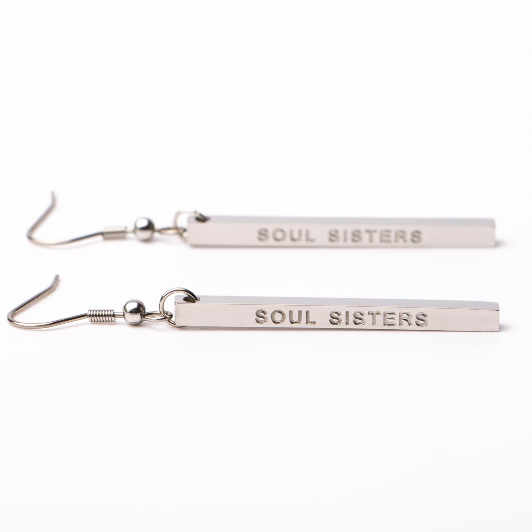 SOUL SISTERS - Bar Earrings - Fierce One 